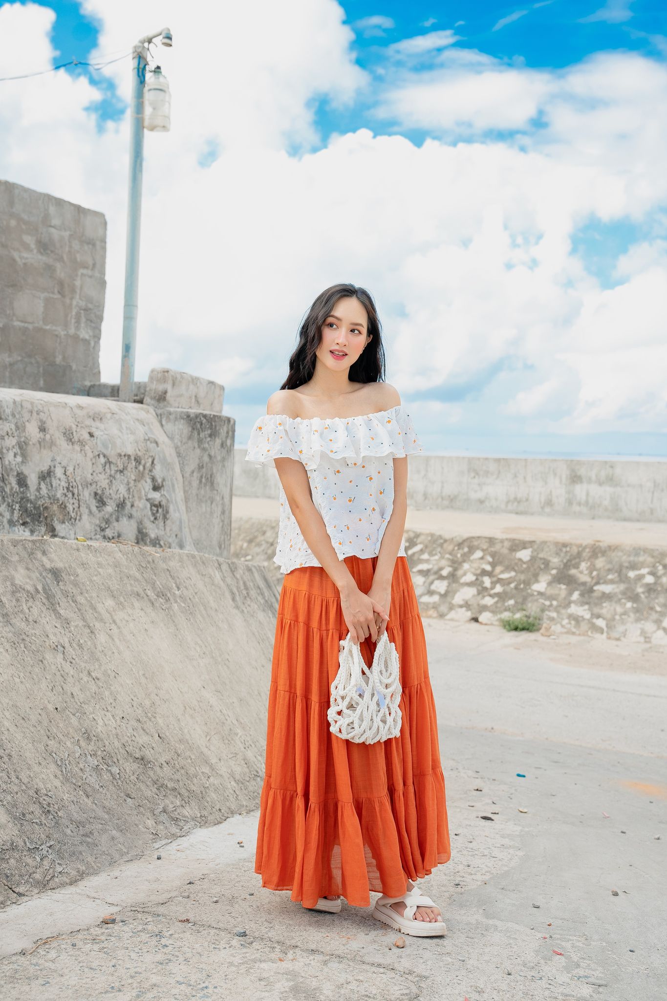 OLV - Chân váy Pumpkin Midi Skirt