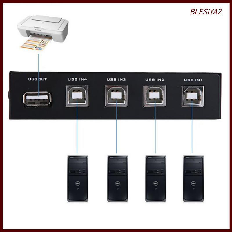 Bộ ChuyểN ĐổI USB 2.0 KVM 4 CổNg Cho MáY Scan/MáY In