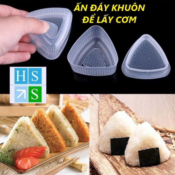 ( Bán sỉ ) SET 07 Khuôn cơm BENTO ép tạo hình cơm nắm Sushi Origini mẫu đẹp nhựa nguyên sinh an toàn thực phẩm cho bé