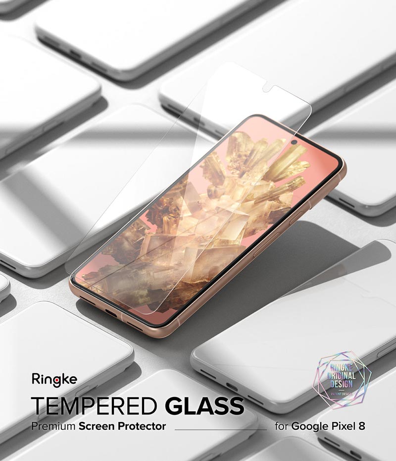 Dán cường lực dành cho Google Pixel 8 Pro / Pixel 8 RINGKE Tempered Glass - Hàng Chính Hãng