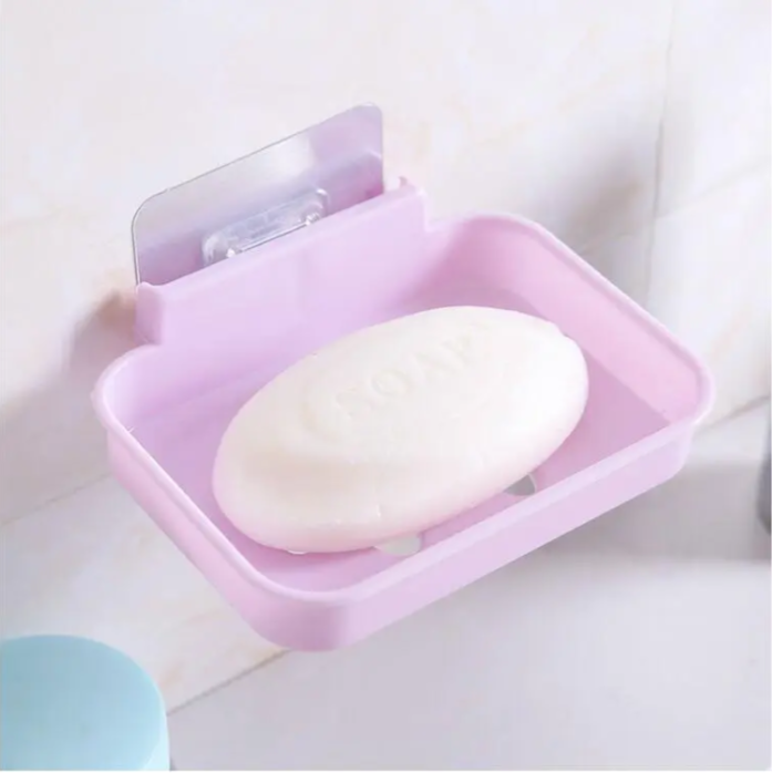 Khay Đựng Xà Bông 1 Lớp A151 Dán Tường - màu ngẫu nhiên