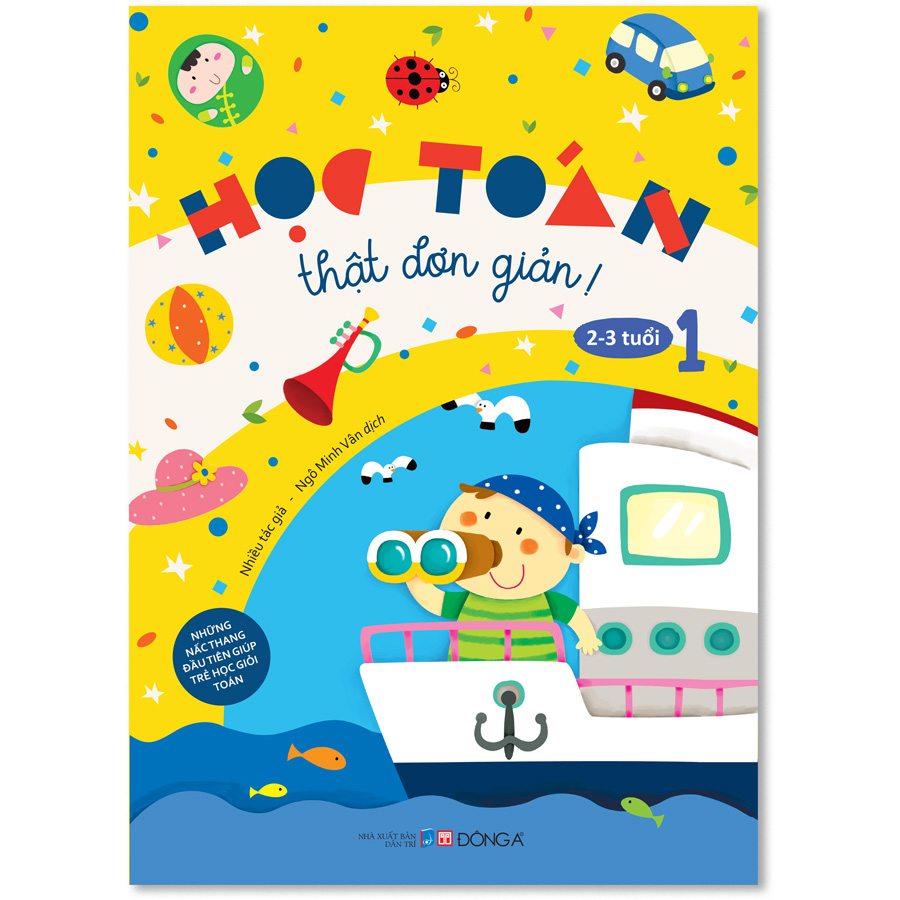 Học Toán Thật Đơn Giản: 2-3 tuổi – Tập 1