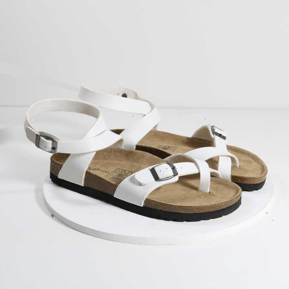 Giày sandal xỏ ngón nam nữ đế trấu cổ cao - 43