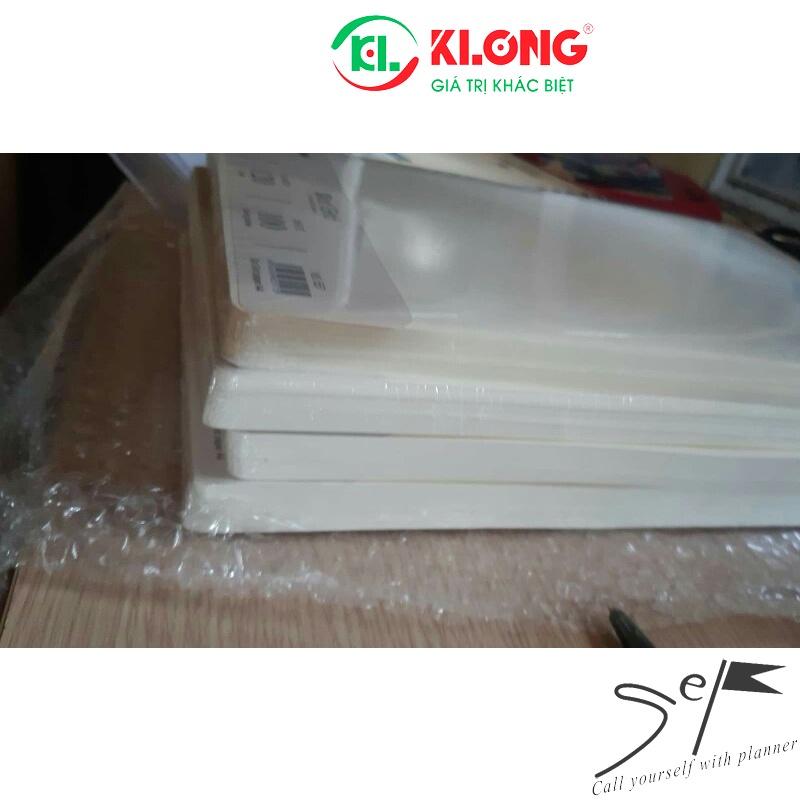 Ruột sổ còng giấy refill Dot Grid A4 100 tờ; MS: 557, chính hãng Klong binder 6 lỗ 120GSM