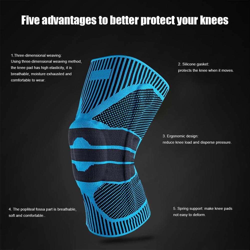 Basketball Knee Pad Anti-collision Breathable Ergonomic Comfortable Protective Knee Pad Fitness Accessory Outdoor Sports