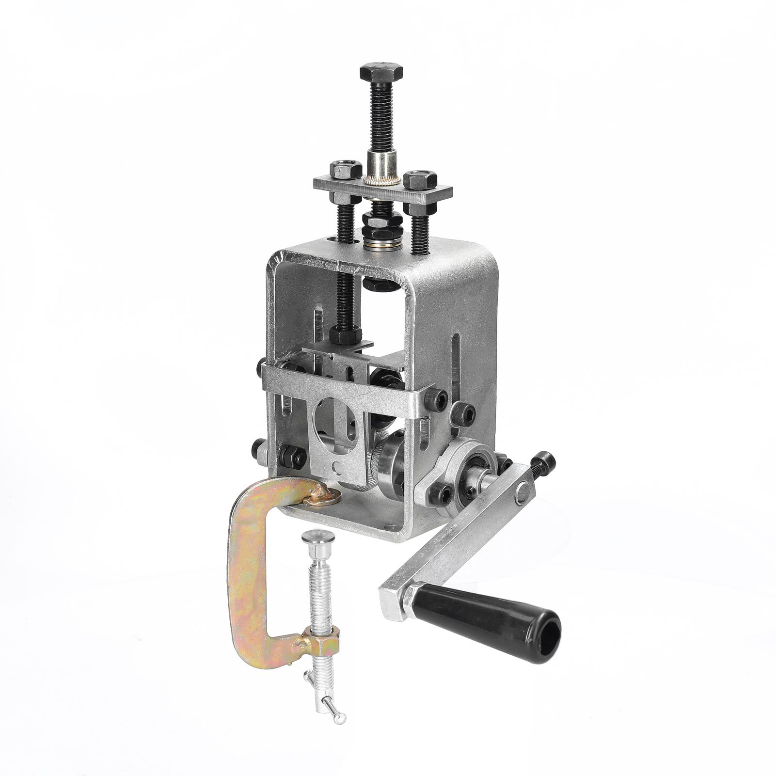 Small Manual Electric Household Wire Stripper Manual Wire Stripping Tool Copper Cable Peeling Machine with Hand Crank use with Hand Electric Drill for 2-24mm Wire