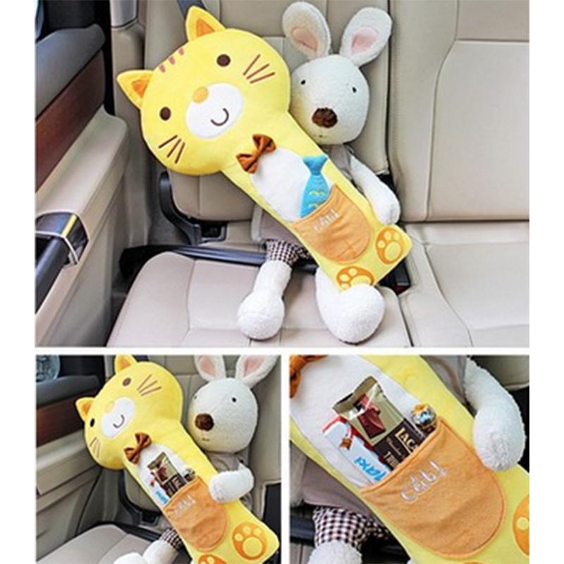 1 Cái Dễ Thương Dây An Toàn Xe Hơi Miếng Lót Ghế Ngồi Dây Đeo Vai Miếng Lót Đệm Tự Động Trẻ Em Cotton Dây Đai An Toàn Cho Xe Ô Tô vai Bảo Vệ