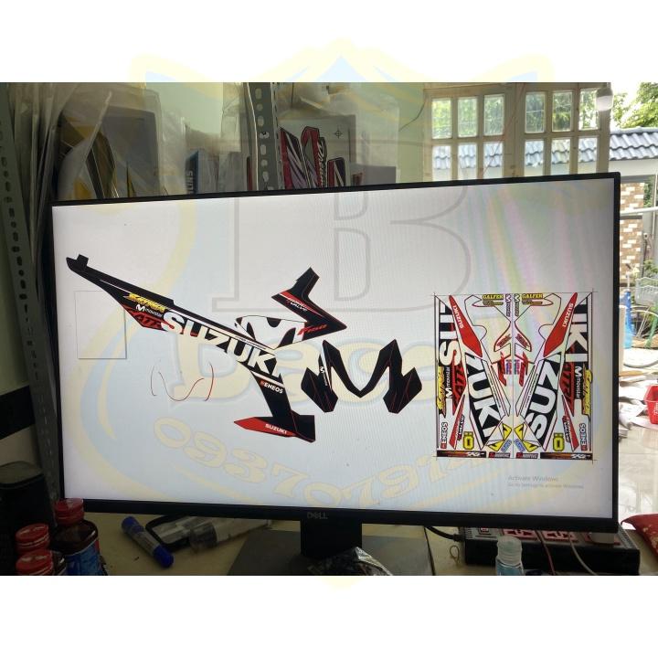 Tem rời dành cho satria fi movistar đen