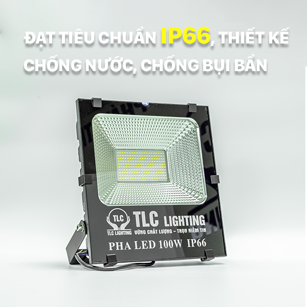 Đèn LED Pha Không Vít Chịu Nước 2 Lớp TLC Lighting công suất 10W, 20W, 30W, 50W - Tiết kiệm điện năng, chống nước, chống bụi bẩn tốt - Ánh sáng ổn định, độ toả nhiệt thấp