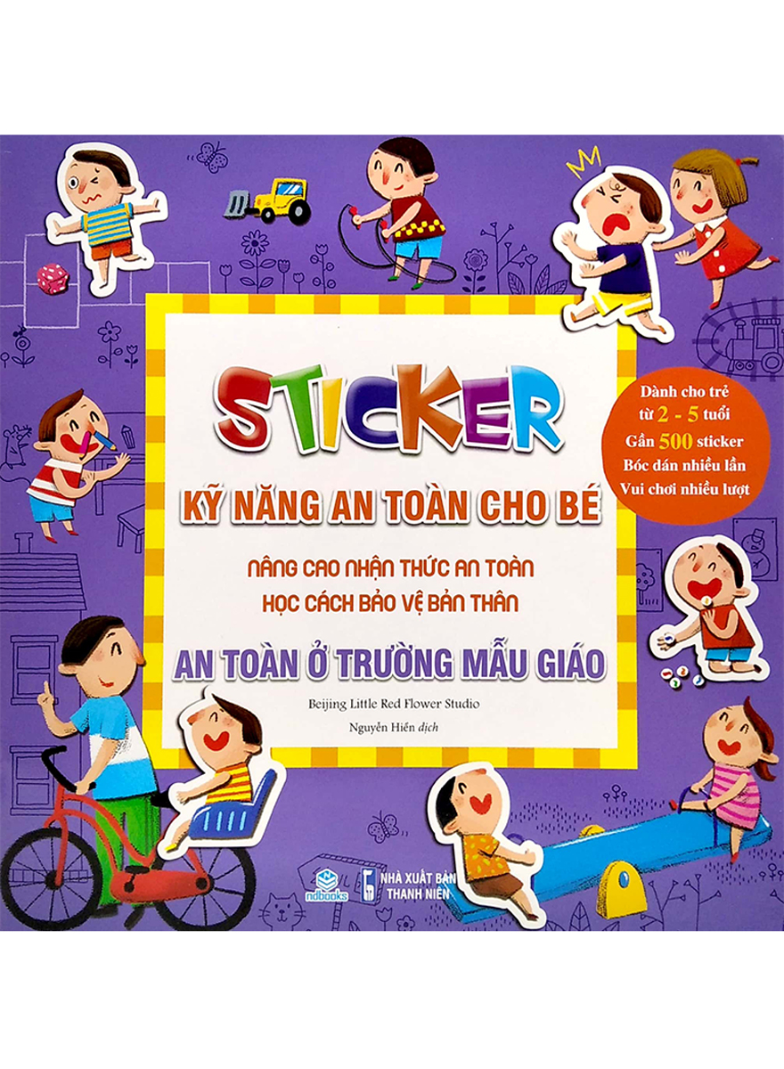 Sticker Kỹ Năng An Toàn Cho Bé - An Toàn Ở Trường Mẫu Giáo (ND) 