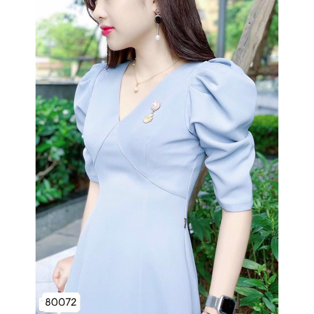 ĐẦM UMI XINH XẮN,HỌA TIẾT TRƠN NHƯNG KHÔNG KÉM PHẦN SANG TRỌNG