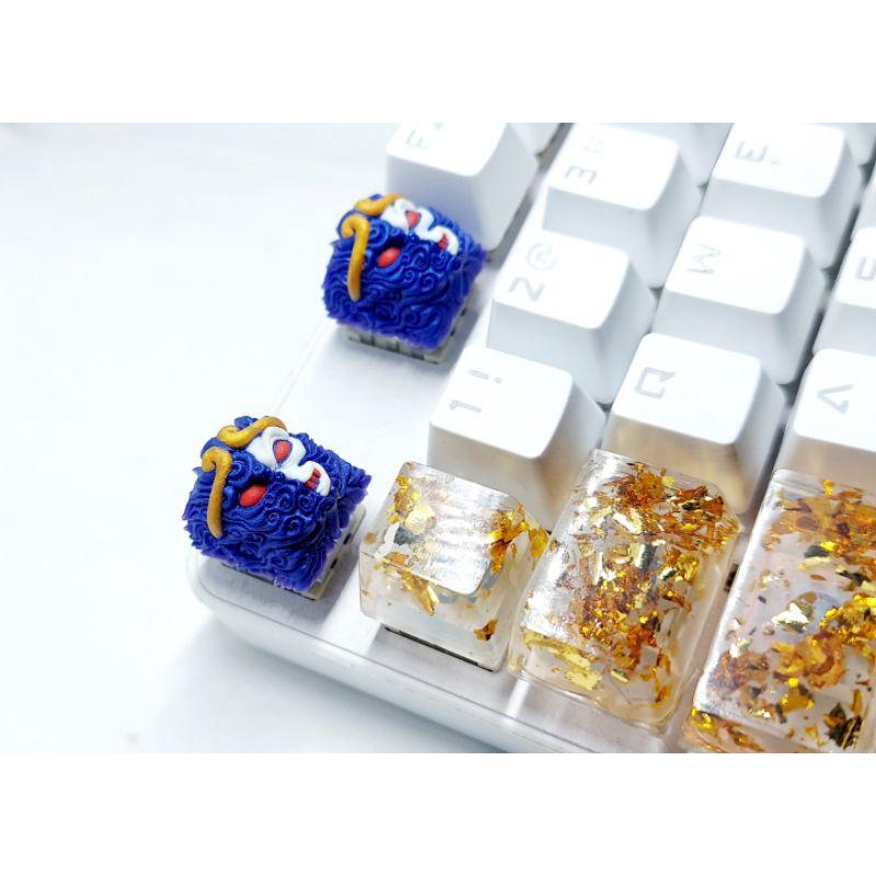 Keycap resin Wukong (Ngộ Không) clone tone tím đen trang trí bàn phím cơ