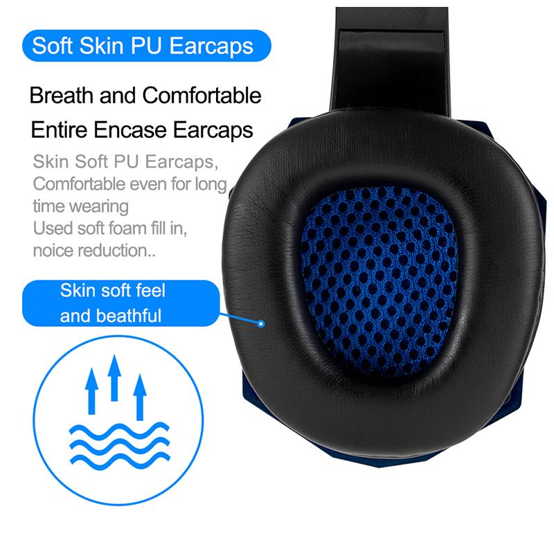 Chuyên Nghiệp Led Có Dây Game Thủ Tai Nghe Có Micro Cho PS4 PS5 Xbox Một Máy Tính Bass Stereo Máy Tính Chơi Game Quà Tặng