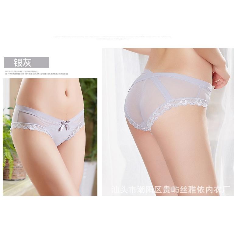 Quần lót ren siêu mỏng liền mạch sexy thu hút QL01