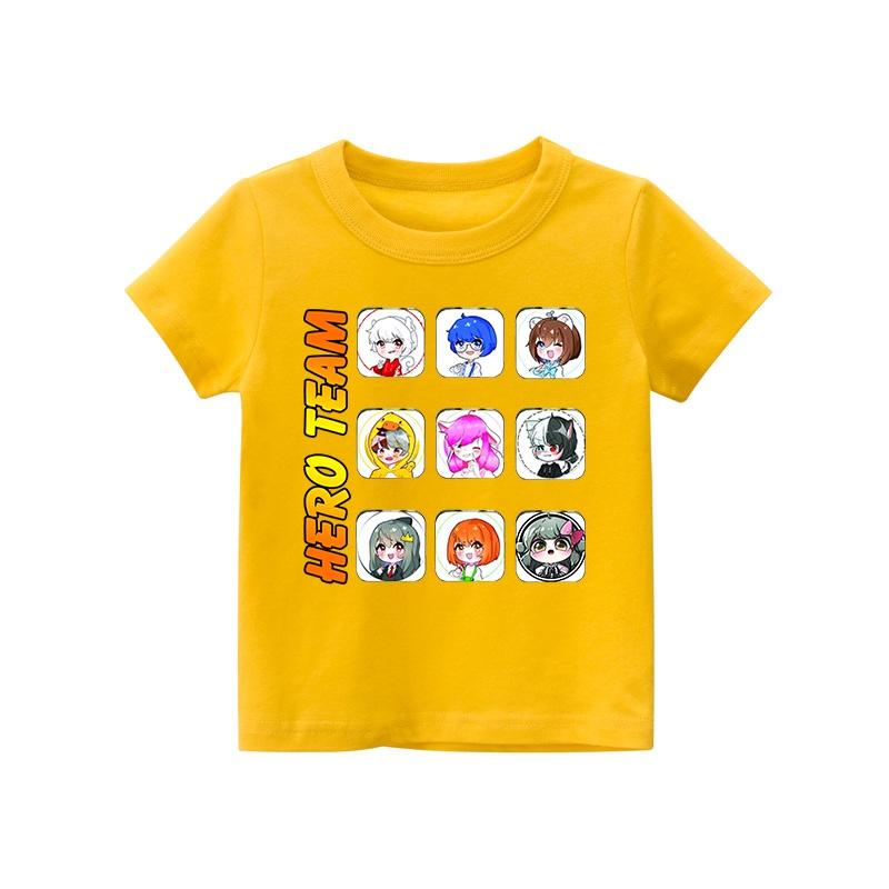 Áo thun trẻ em HERO TEAM 7, 8 màu áo, đầy đủ size có big size, MÀU KHÁC NHẮN TIN SHOP