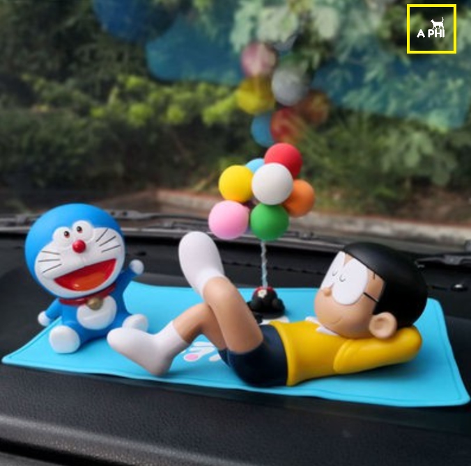 Mô hình Nobita nằm ngủ siêu to khổng lồ dài 19cm trang trí ô tô để bàn