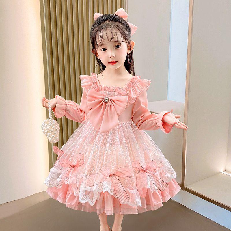 CHENGRUI Lolita cô gái công chúa váy trẻ em ăn mặc cô gái mùa hè váy trẻ em mùa hè váy pongee bé ăn mặc mùa hè