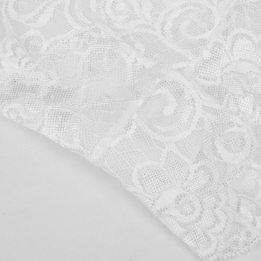 Women Sheer Lace Flower Thongs Ladies Underwear Panties Briefs Intimate Lingerie Underpants