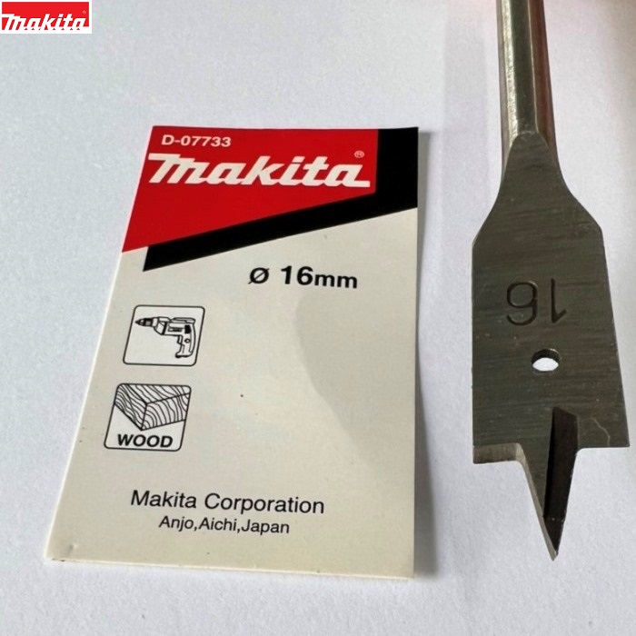 Mũi khoét gỗ đuôi cá MAKITA 16 x 150 mm D-07733