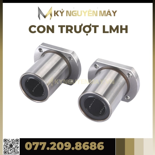 Con Trượt Tròn LMH6UU, LMH8UU, LMH10UU, LMH12UU, LMH16UU, LMH20UU, Con Trượt LMH UU, Bạc Trượt LMHUU - Kỷ Nguyên Máy