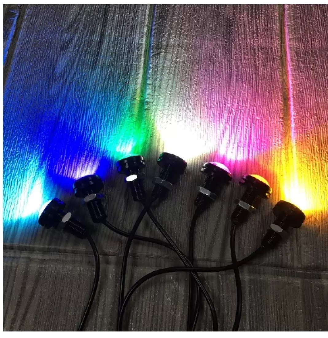 Đèn led nút áo 1 cặp loại bóng 2 led kích thước 23mm - 3 led loại mới