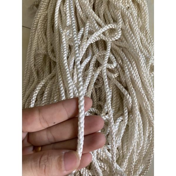 5 Mét dây dù đan lưới, dây dù buộc giàn leo nông nghiệp loại 4mm