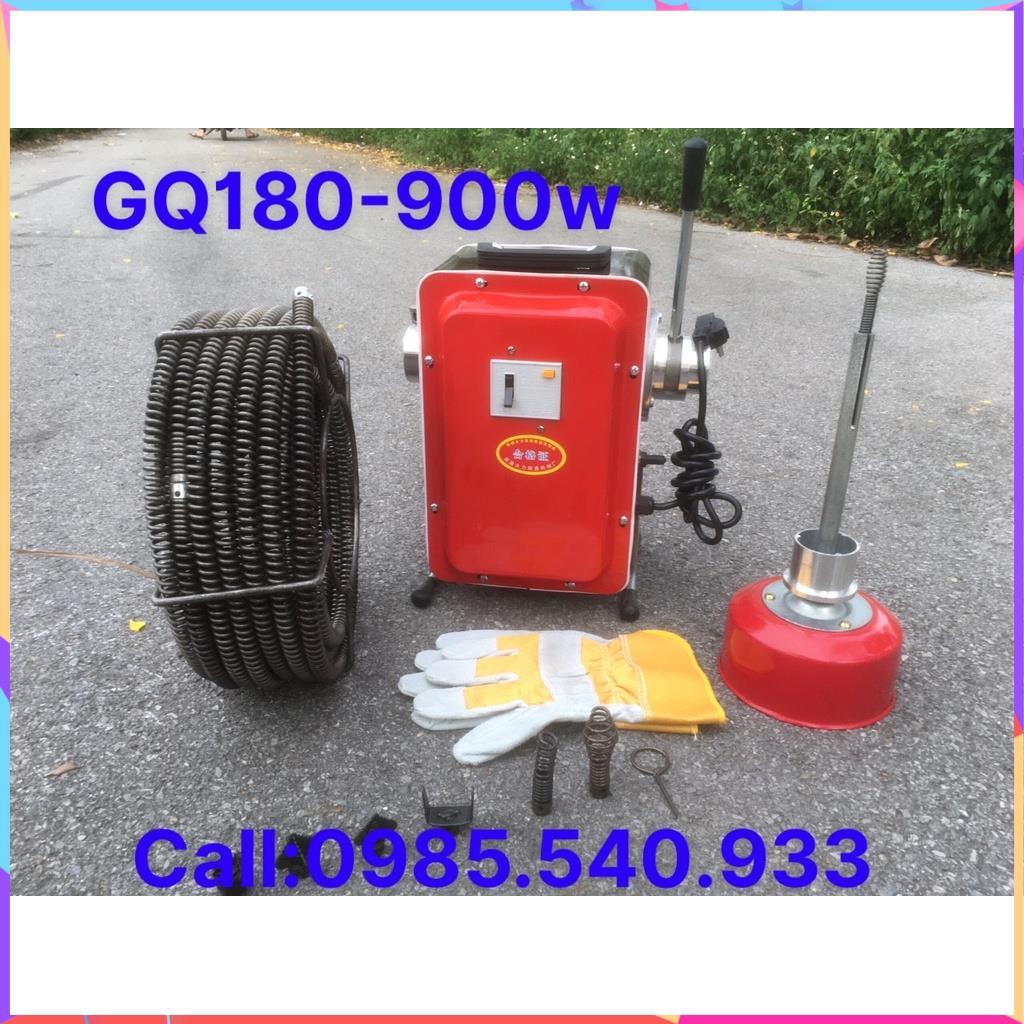 Máy thông cống gia đình GQ180 - 900W- Đánh tối đa 30M đường ống từ phi 20 đến 150mm