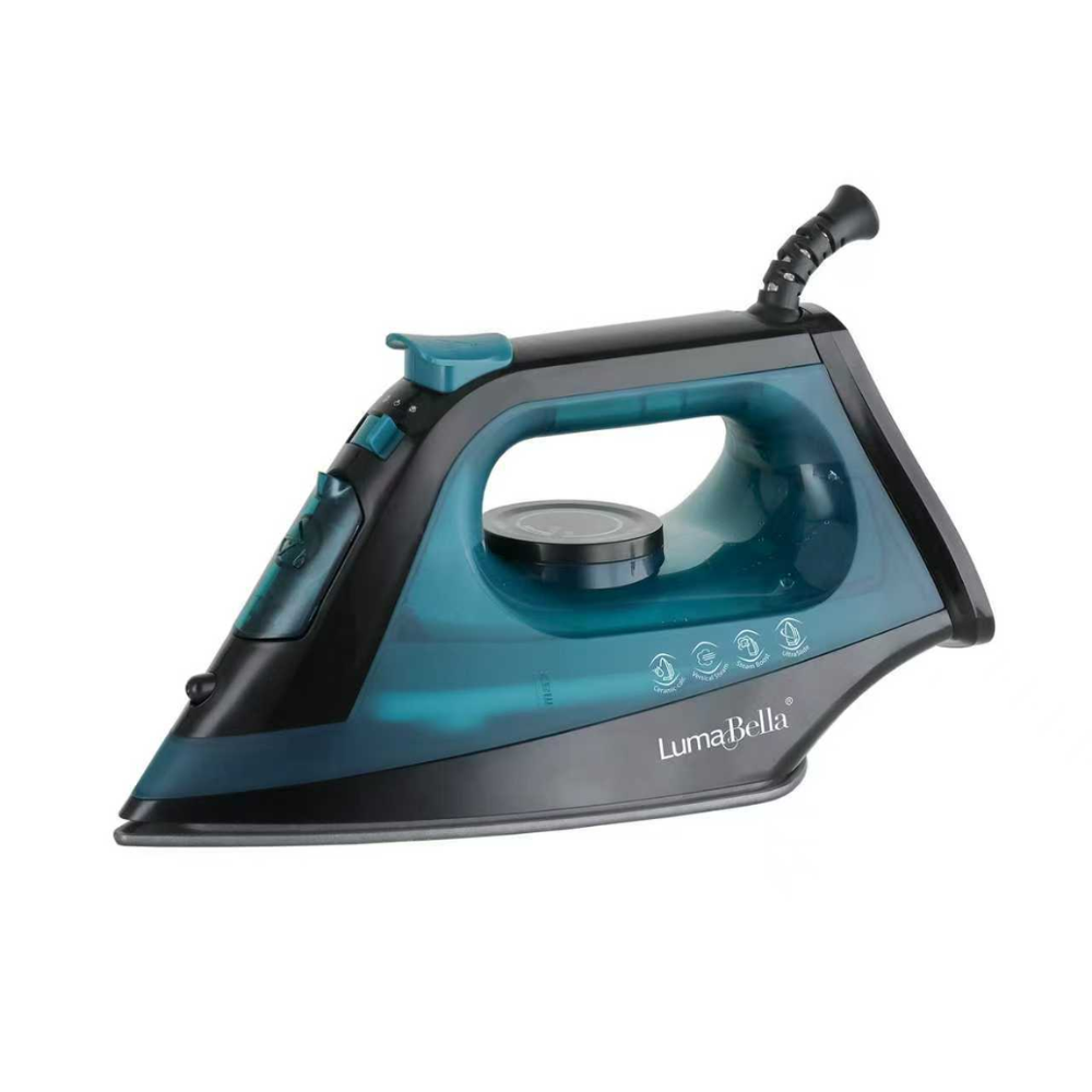 Bàn là, bàn ủi hơi nước cầm tay Lumabella LB-61007 công suất 1800W, mặt bàn ủi chống dính sử dụng với mọi vải - HÀNG CHÍNH HÃNG
