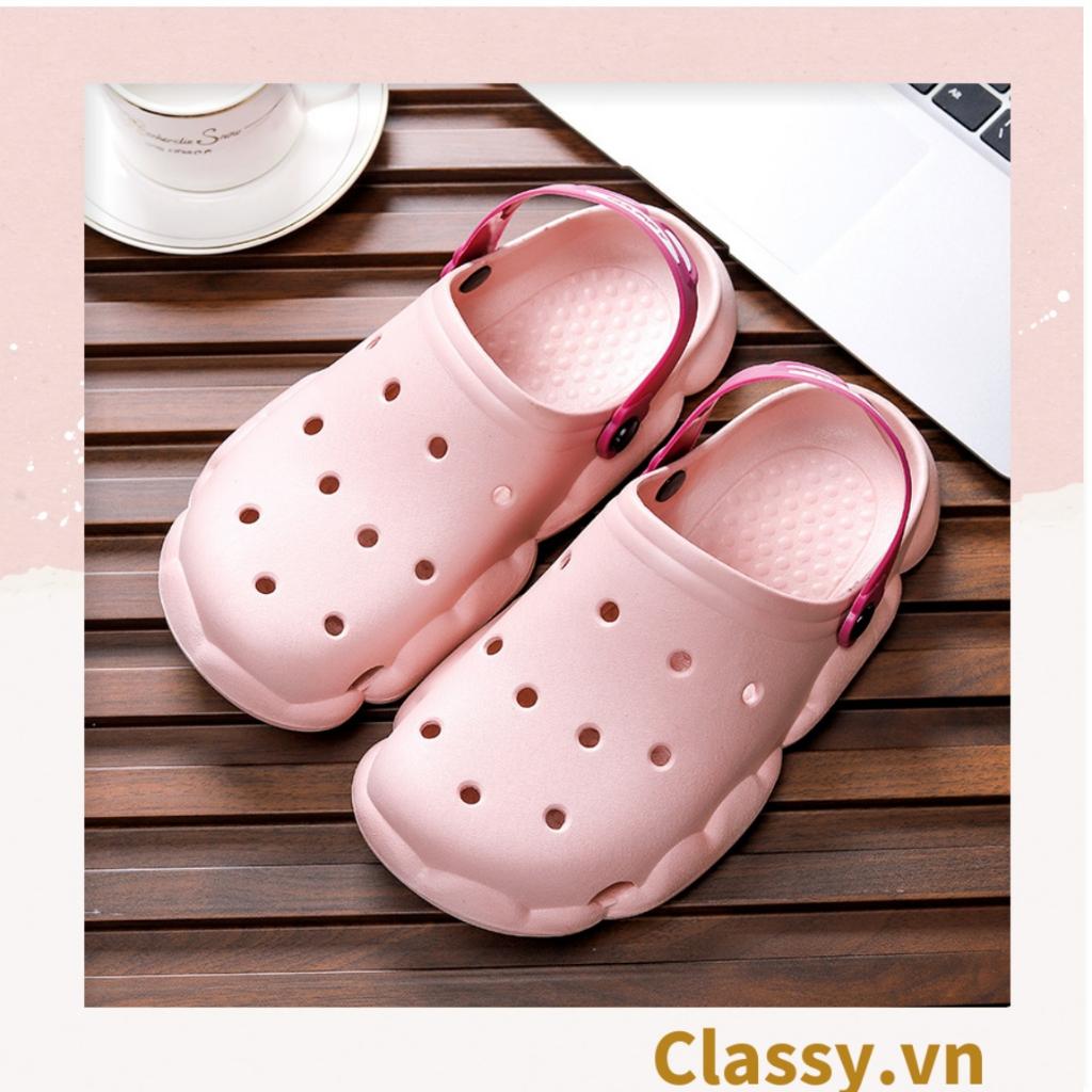 Dép sục Classy màu trơn, siêu êm, siêu bền, thích hợp đi học, đi chơi G1116