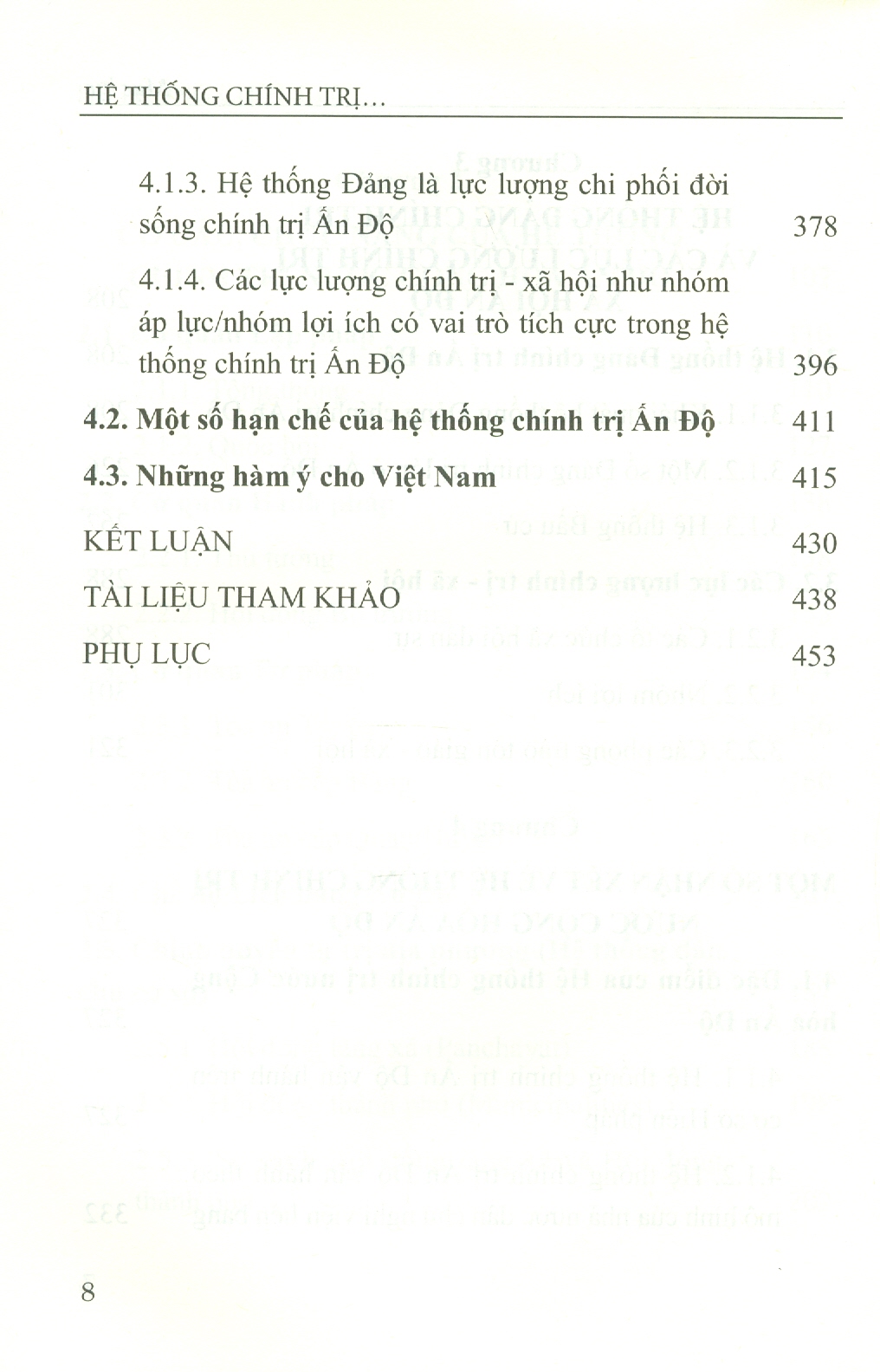 Hệ Thống Chính Trị Nước Cộng Hòa Ấn Độ (Sách chuyên khảo)