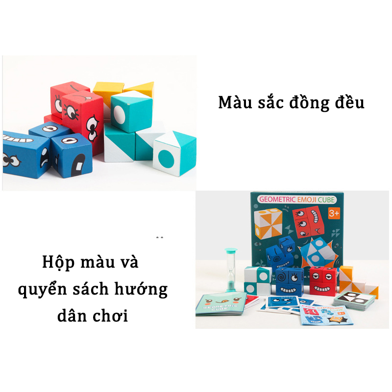 Đồ chơi Rubik thay đổi cảm xúc - Trò chơi rèn luyện sự nhanh tay nhanh mắt cho bé