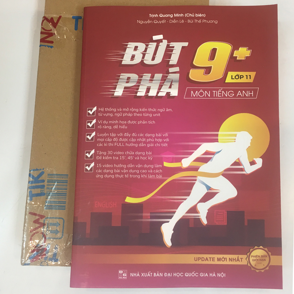 Sách Bứt Phá 9 + Môn Tiếng Anh Lớp 11( Update Mới Nhất )