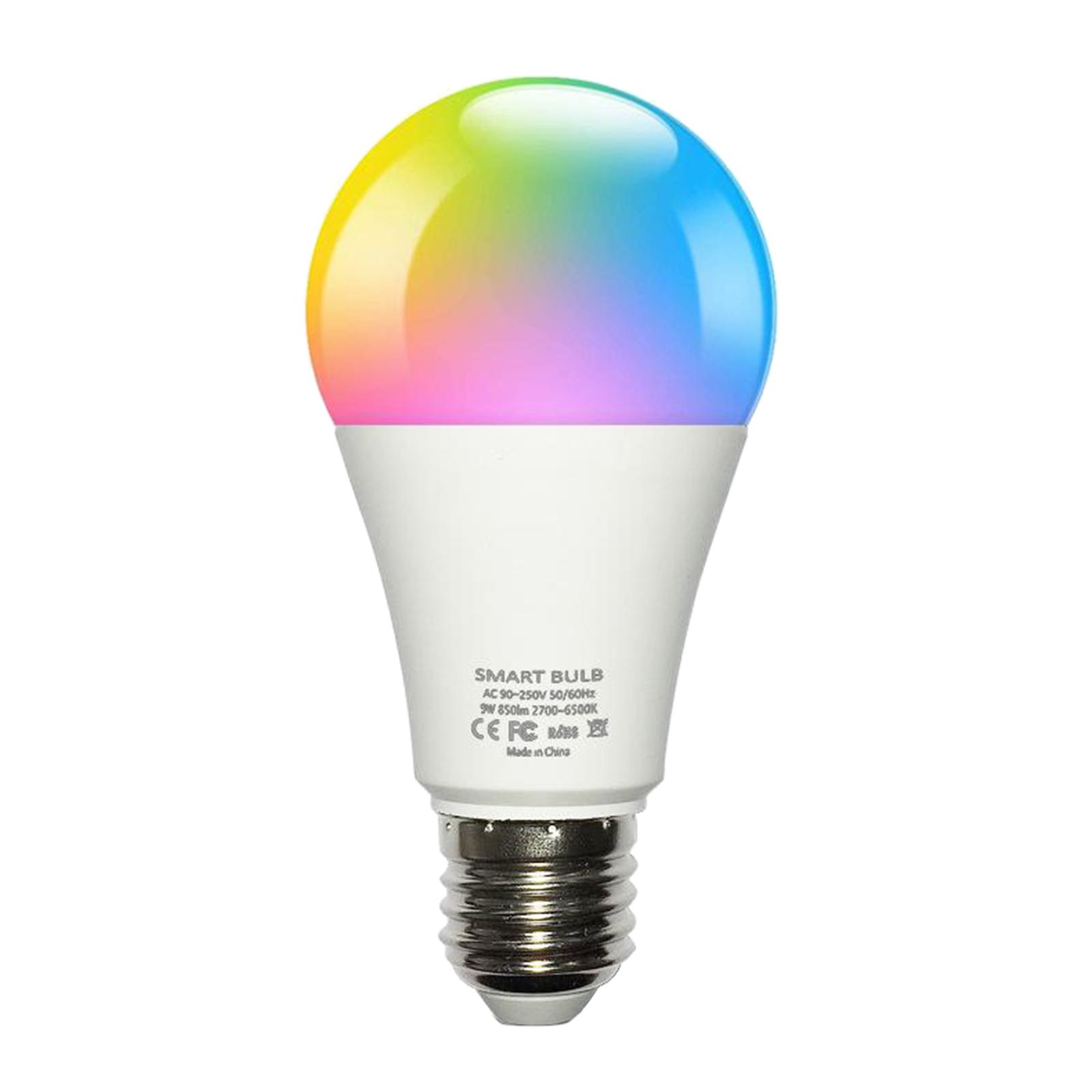 Smart LED Light Bulb RGBCW WiFi Voice Control Dimmable Wi-Fi RGB Color Group Control