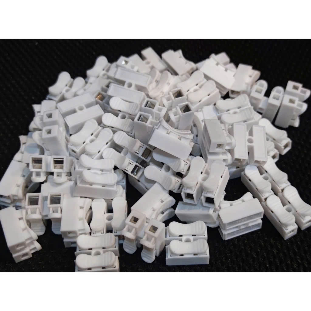 COMBO 10 Domino Nối Dây Điện Nhanh, Cút Nối Dây 2 Đầu Cách Điện CH-2 - Hàng Chính Hãng DÂY CÁP NỐI VÀ ADAPTER NGUỒN
