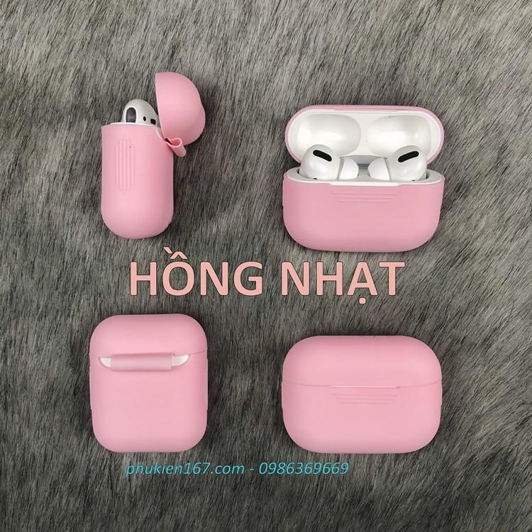 Ốp bảo vệ cho tai nghe Airpods 1/2/Pro, i12, i27... Chất liệu silicone dẻo siêu mỏng - Nhiều màu sắc