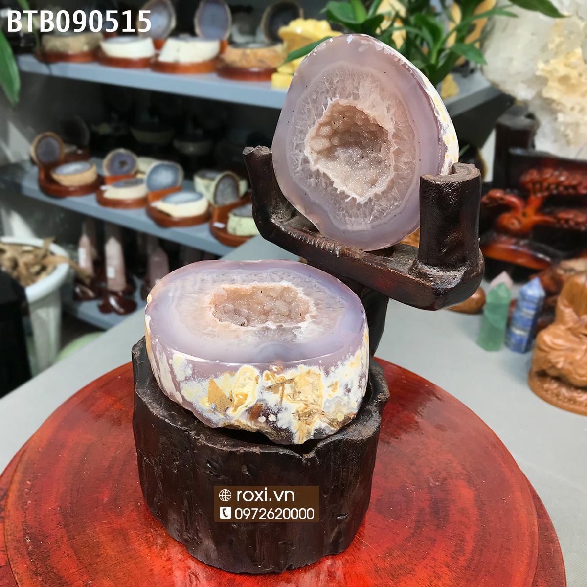 Bát Tụ Bảo Mã Não 1,32Kg