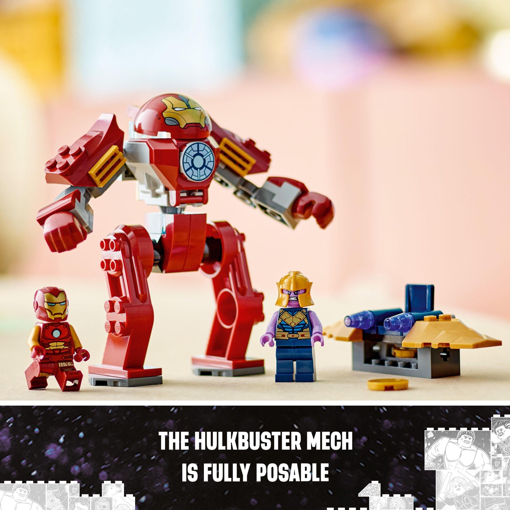 LEGO Super Heroes 76263 Đồ chơi lắp ráp Hulkbuster đối đầu Thanos (66 chi tiết)