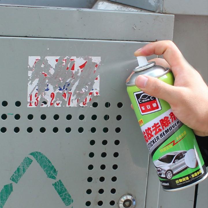 Chai xịt tẩy keo dán nhựa vỏ xe ô tô, xe máy Sticker Remover