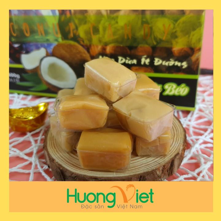 Đặc Sản Bến Tre - Kẹo Dừa Nguyên Chất Sữa Béo Ít Đường Du Thảo 400G, Kẹo Dừa Bến Tre, Kẹo Dừa Ít Ngọt