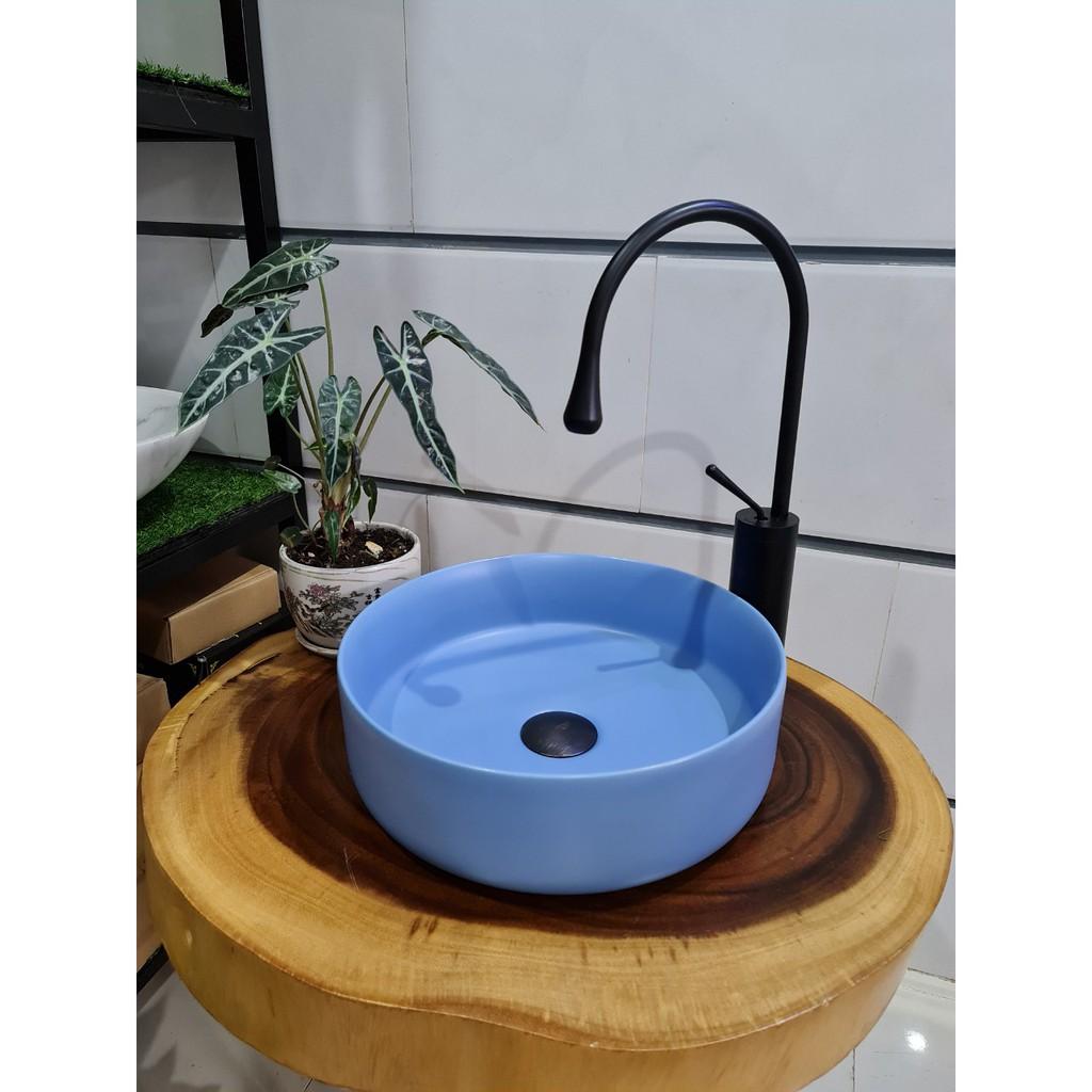 Chậu sứ mỹ thuật - Chậu lavabo sứ đặt bàn EVE-CS06