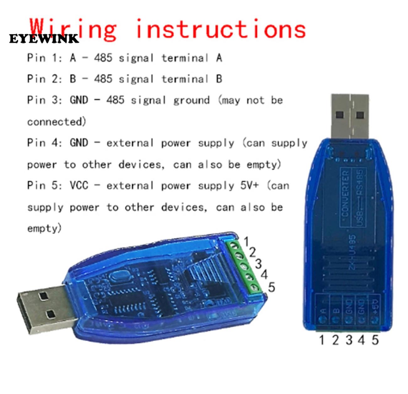 Công Nghiệp USB Sang RS485 Nâng Cấp Bảo Vệ Bộ Chuyển Đổi RS485 Khả Năng Tương Thích V2.0 Tiêu Chuẩn RS-485 Một Cổng Kết Nối Mô-đun