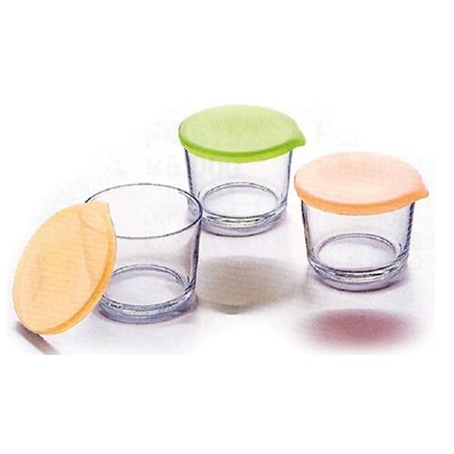 Hộp thủy tinh tròn đựng thực phẩm có nắp đậy 250ml sản xuất tại Nhật Bản