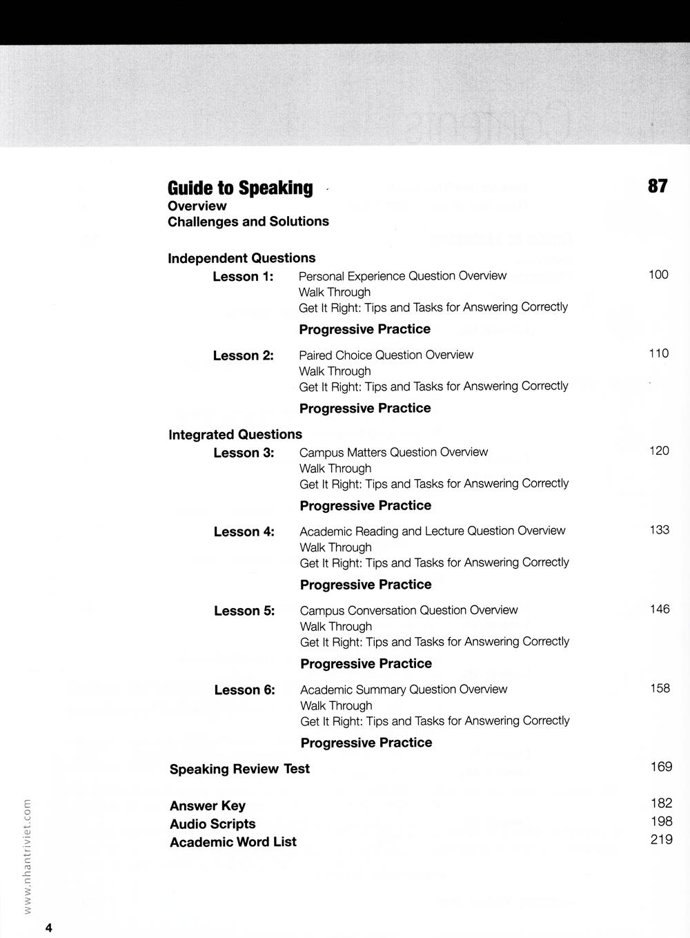 Sách Collins Skills For The TOEFL iBT Test - Listening And Speaking (Kèm CD)