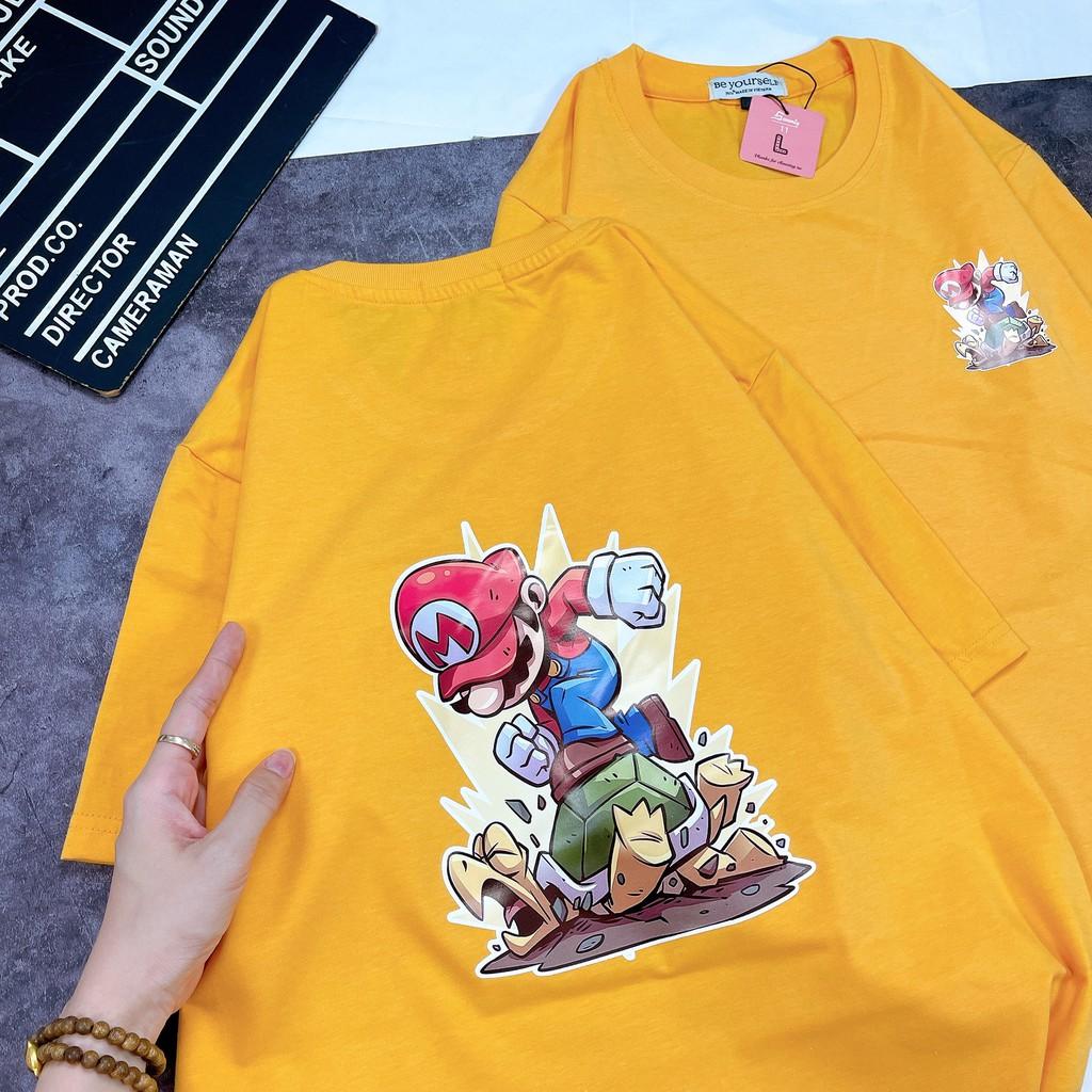 - Áo thun tay ngắn Be Yourself unisex size M L - SUPER MARIO