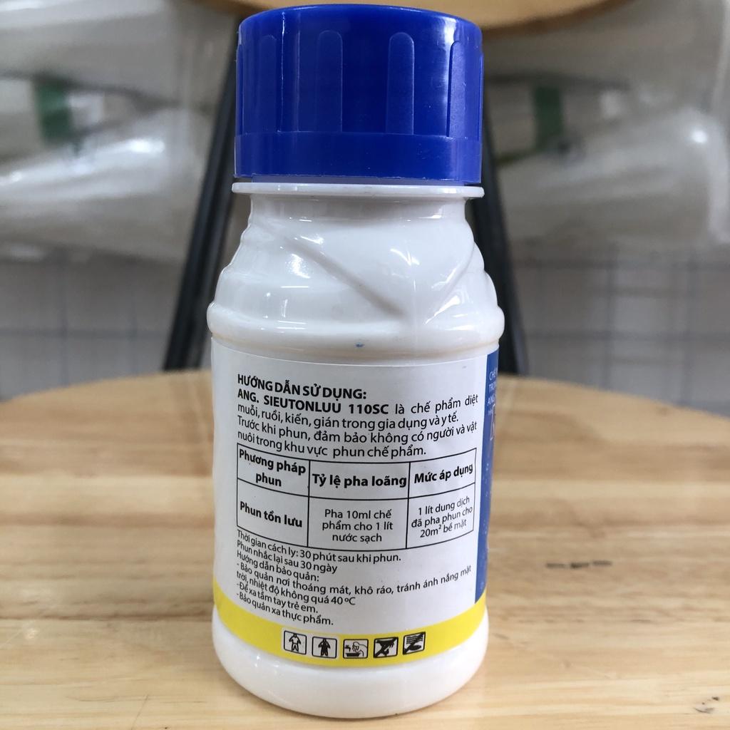 Chế phẩm diệt muỗi dùng trong gia dụng và y tế NADO, chai 100ml, dùng để phun trong nhà, ngoài trời, chuồng trại