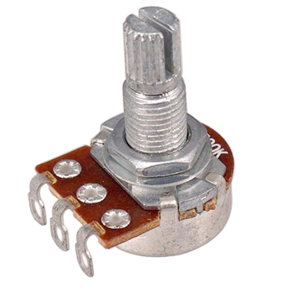 3x4pcs Split Guitar Volume & Tone Pot Control Audio Taper Potentiometer Kit
