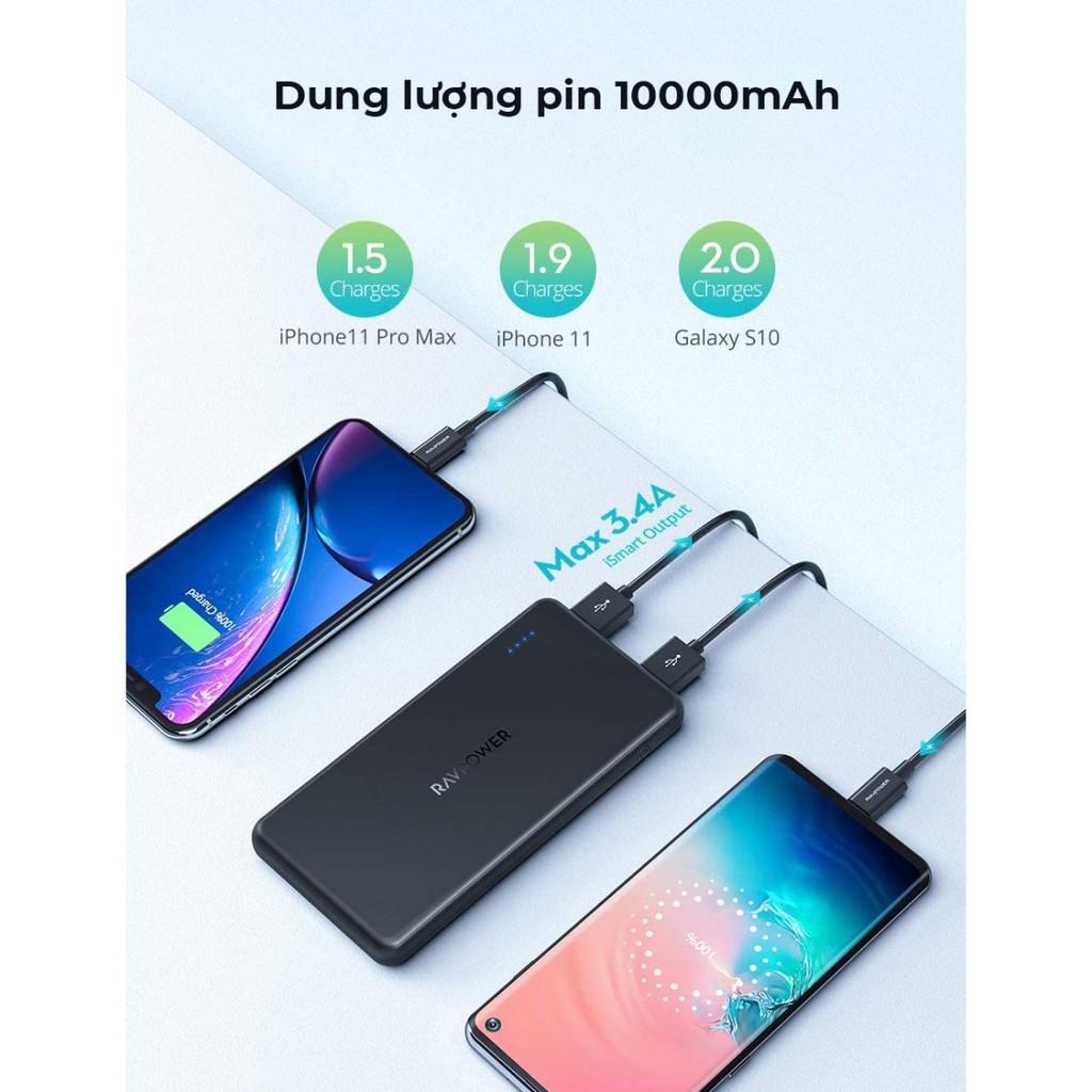 Hình ảnh Pin dự phòng Ravpower RP-PB165 10000mAh - Hàng Chính Hãng