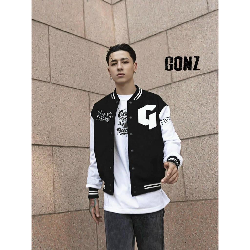 Áo khoác bomber dù GONG Unisex ulzzang nam nữ 2 lớp Jacket Bomber