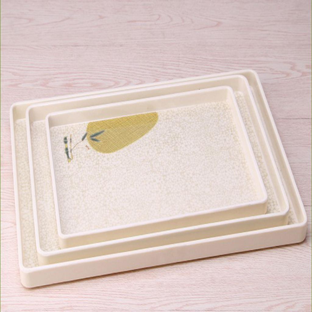 Serving Tray Rectangle Food Tray Butler Tray Breakfast Tray