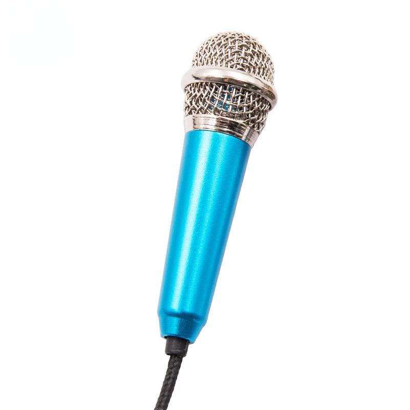 Mới Micro Mini Hát Karaoke KTV Giắc Cắm 3.5mm Cho Điện Thoại / Laptop / PC Để Bàn